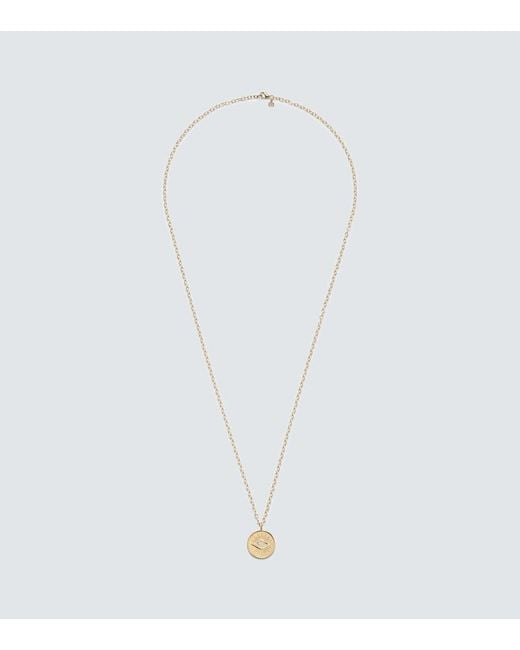 Sydney Evan White 14Kt Charm Necklace With Diamonds for men