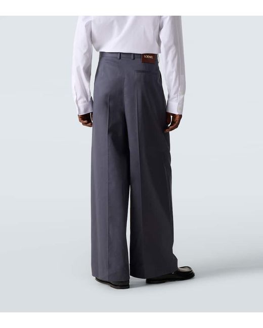 Loewe Weite Mid-Rise-Hose in Blue für Herren