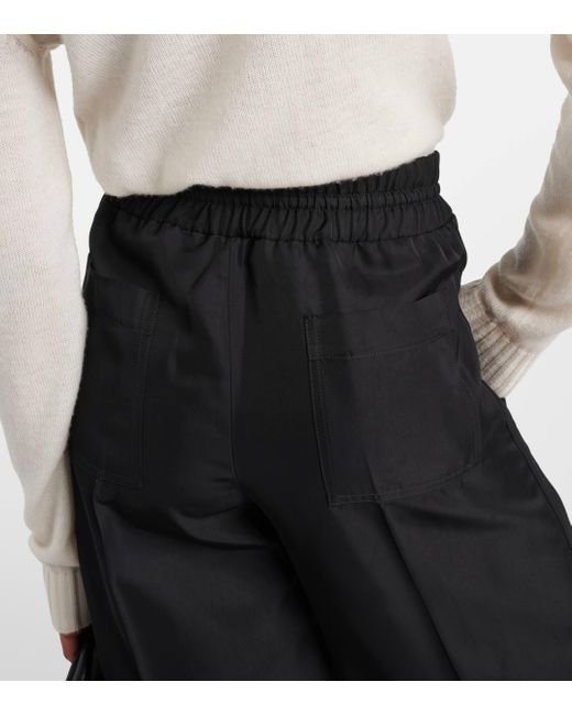 Jupe-culotte a taille haute Jil Sander en coloris Black