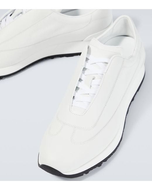 John Lobb Sneakers Foundry Ii Aus Leder in White für Herren