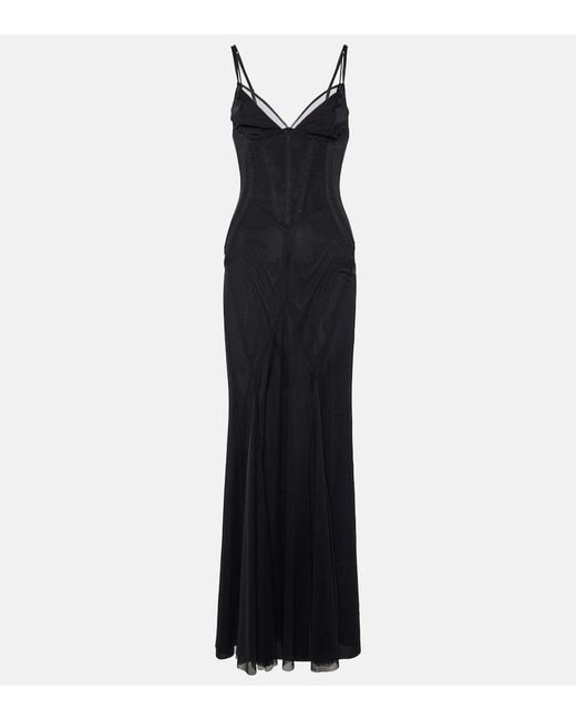 Dolce & Gabbana Black Long Dress
