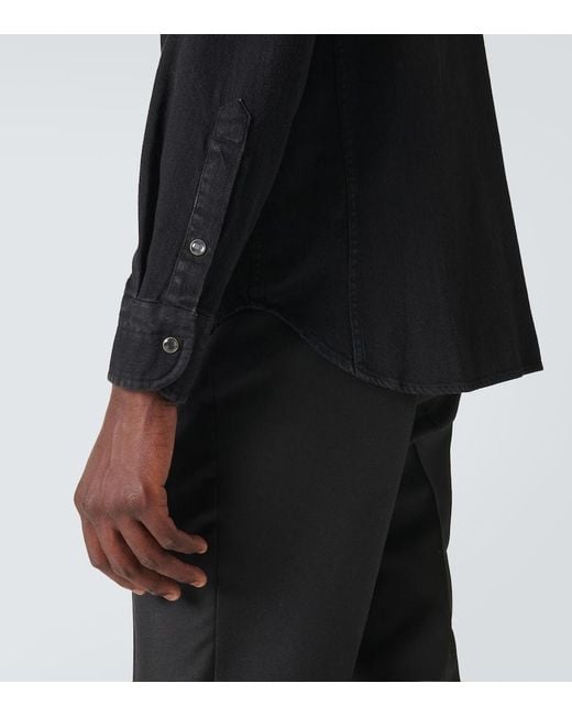 Tom Ford Black Denim Shirt for men