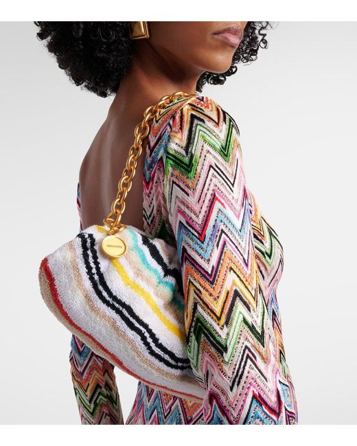 Missoni Metallic Zigzag Small Clutch