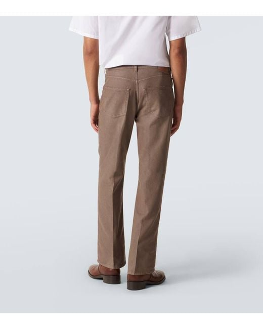 Prada Brown Straight Jeans for men