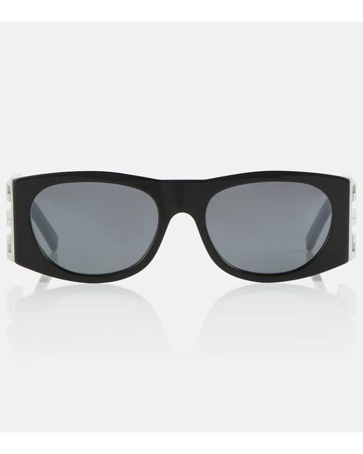 Givenchy Black Eckige Sonnenbrille 4G