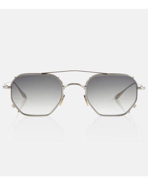 Jacques Marie Mage Marbot Octagonal Sunglasses in Gray | Lyst