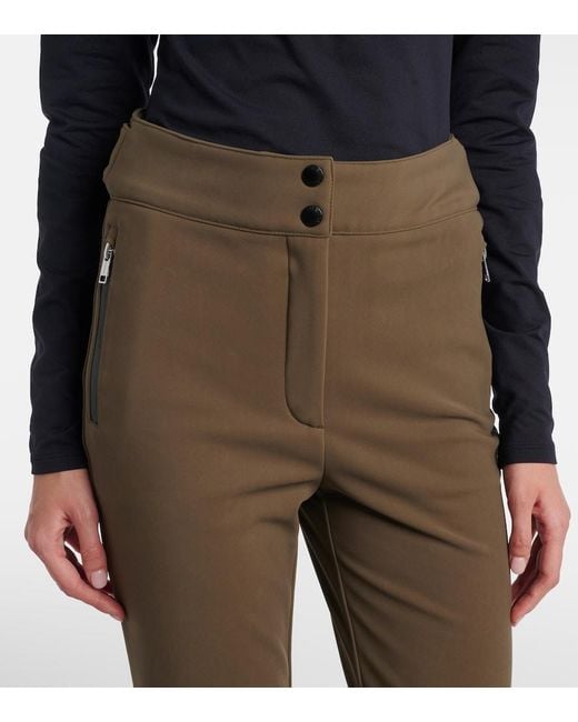 Yves Salomon Brown Flared Ski Pants