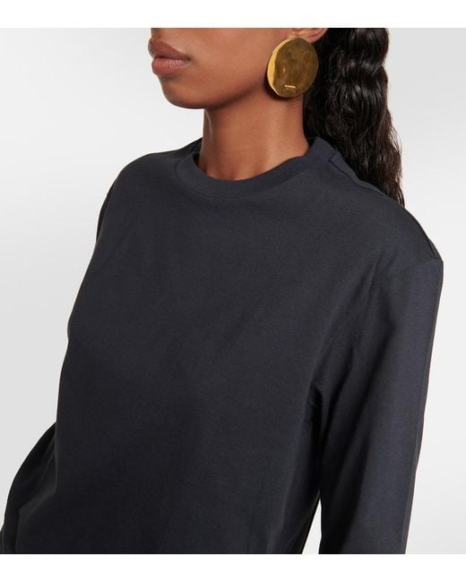Jil Sander Blue Set Of 3 Cotton Jersey Sweatshirts