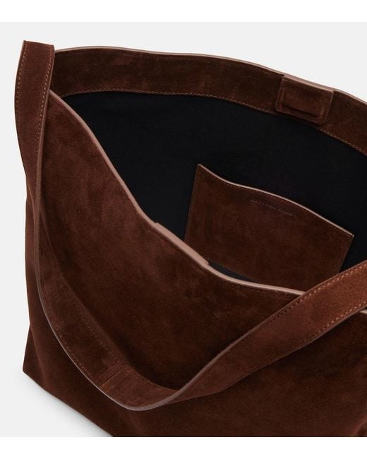 Aesther Ekme Brown Sac Supple Suede Tote Bag