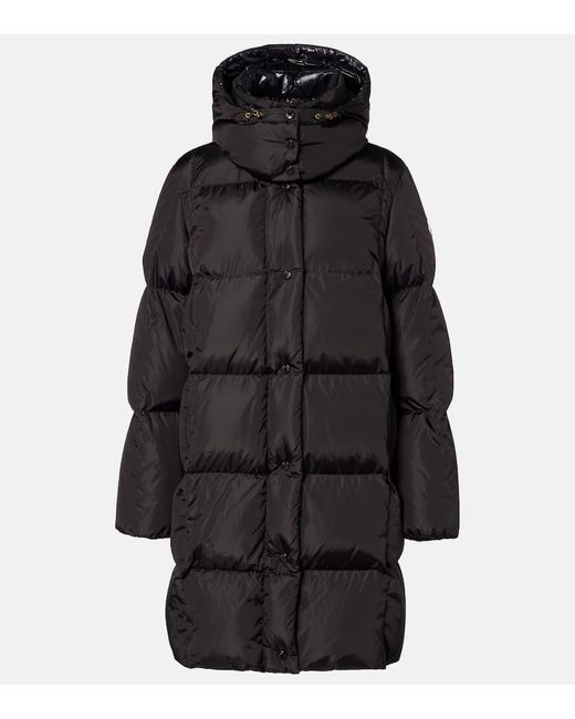 Moncler Black Daunenmantel