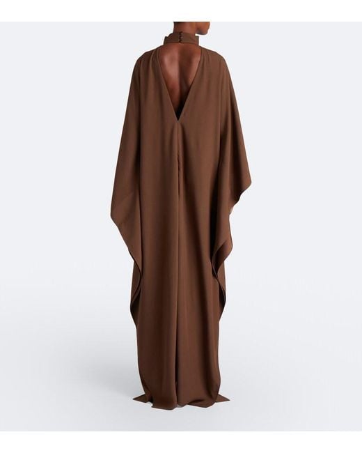 ‎Taller Marmo Brown Ooo Crepe Cady Kaftan