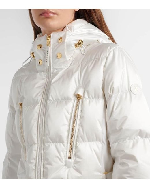 Bogner White Selima Down Ski Jacket
