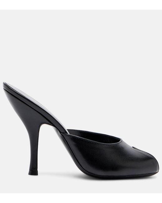 Jude Black Date Leather Mules