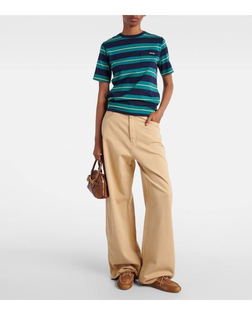 Miu Miu Brown Suede Boat Shoes