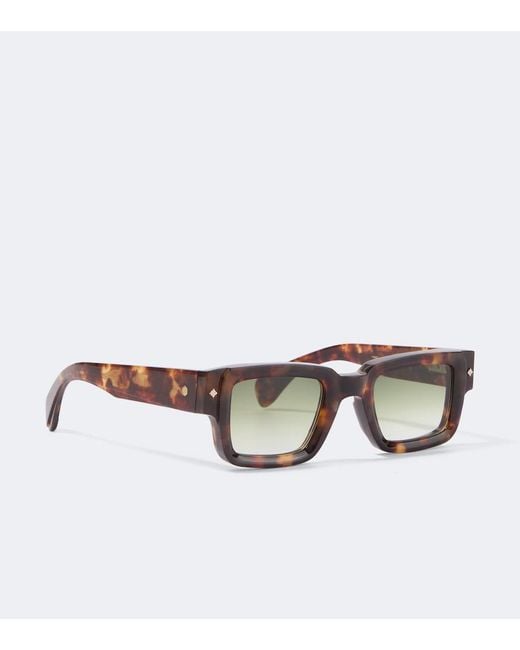 sato Multicolor Cervantes Tortoiseshell Rectangular Sunglasses for men