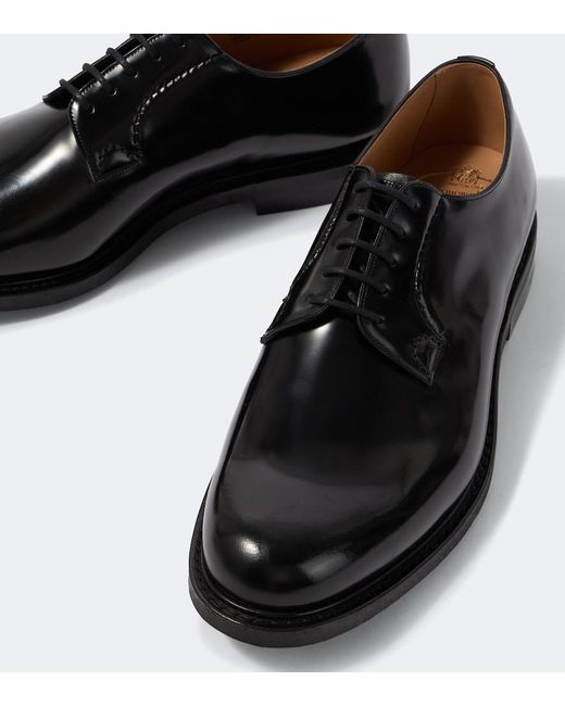 Church's Black Shannon 2.0 Patent Leather Derby Shoes for men