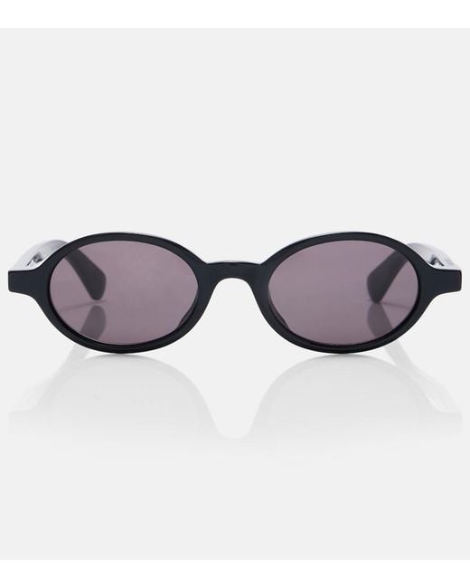 Bottega Veneta Brown Classic Oval Sunglasses
