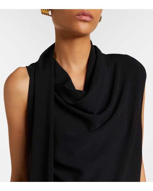 Top Tommy Con Sciarpa di Altuzarra in Black