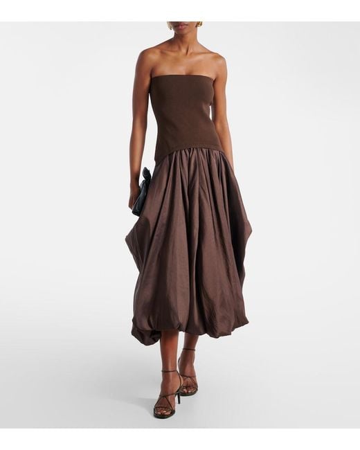 Robe Midi Izzy Jonathan Simkhai en coloris Brown