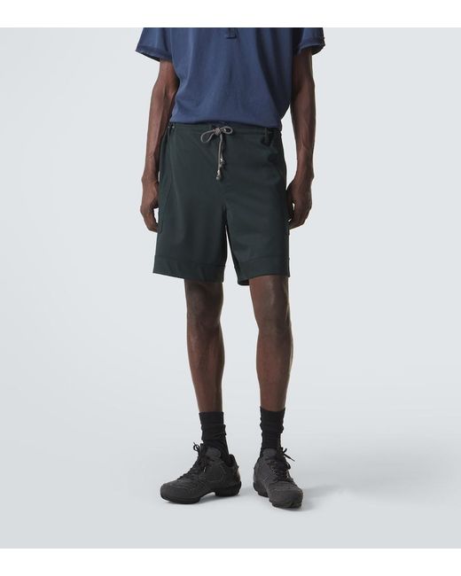 Kiko Kostadinov Black Kyan Wool-Blend Shorts for men