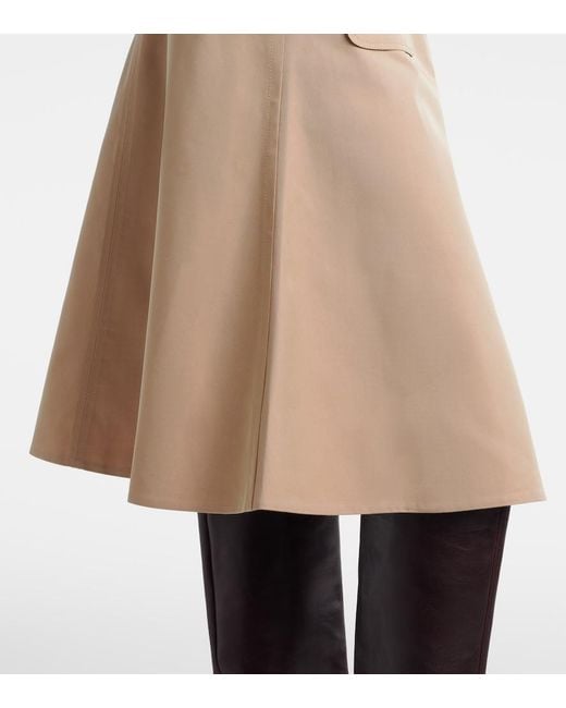 Dorothee Schumacher Natural Luxury Layer Belted Cotton-Blend Midi Skirt
