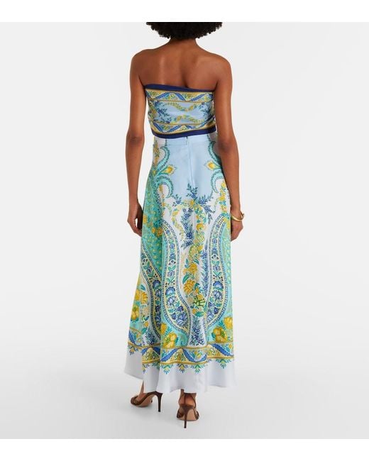 Gonna Lunga di Etro in Blue