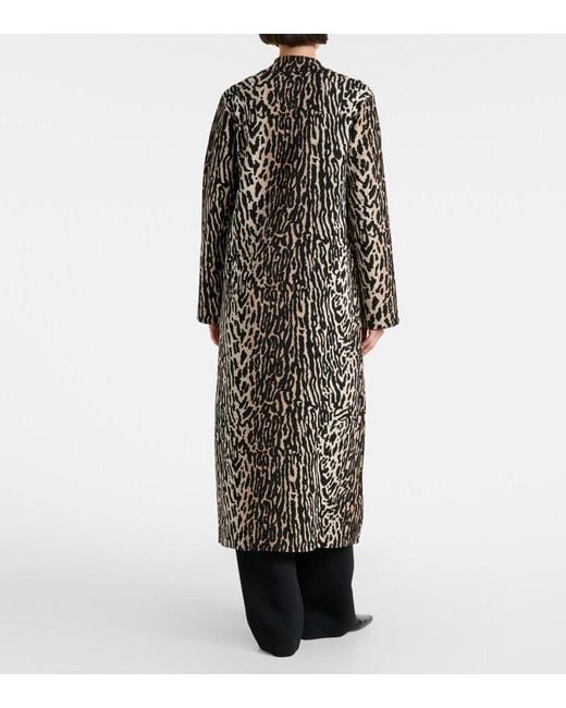 Rixo Black Jacoba Jacquard Coat