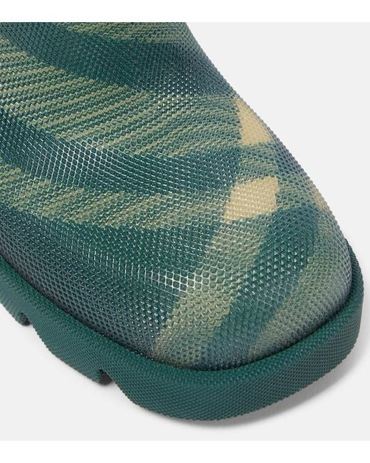 Burberry Green Wellies