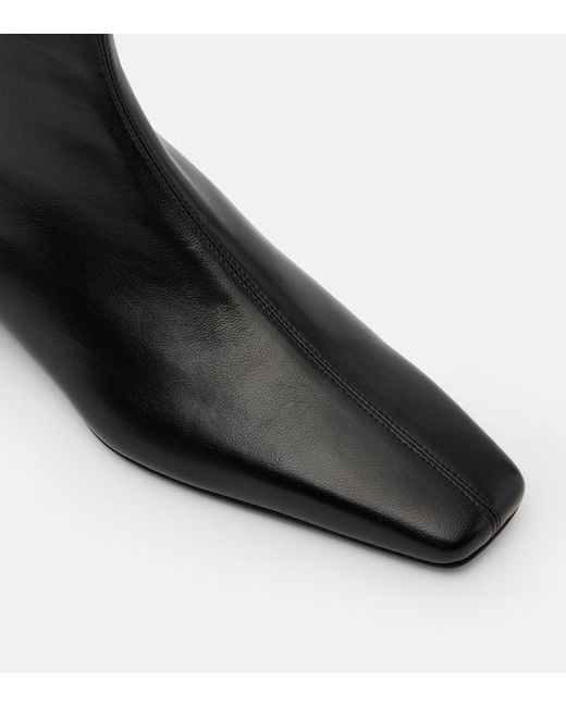Proenza Schouler Black Leather Ankle Boots