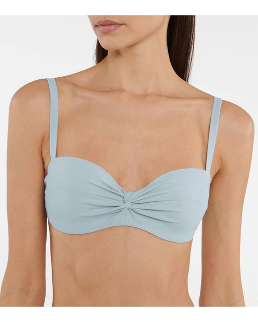 Karla Colletto Blue Basics Bikini Top