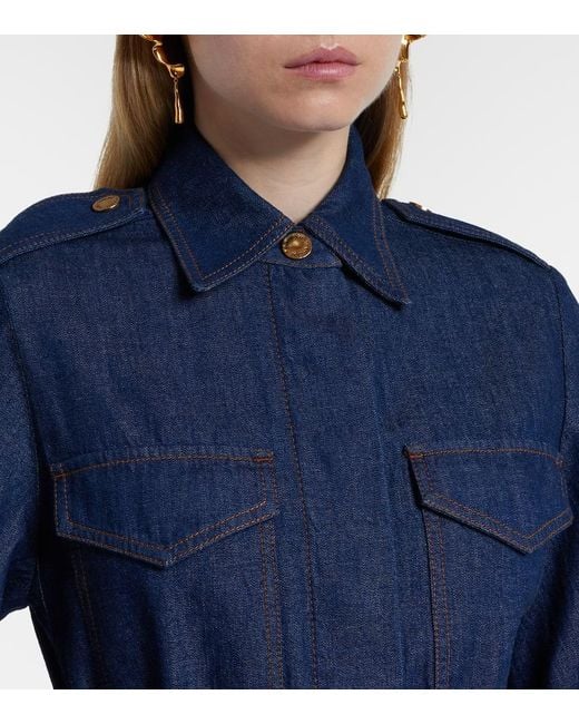 Robe Midi En Jean Zimmermann en coloris Blue