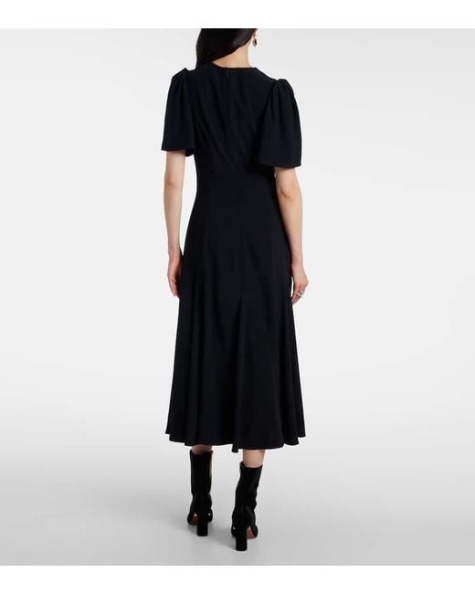 Alexander McQueen Black Midikleid