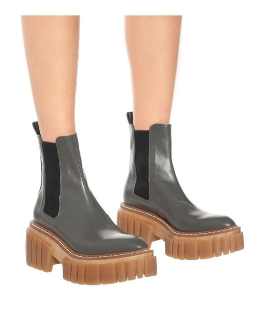 emilie platform chelsea boots