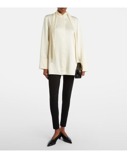 Jil Sander Black High-Rise Skinny Pants