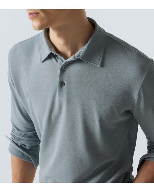 Polo De Algodon Slowear de hombre de color Blue