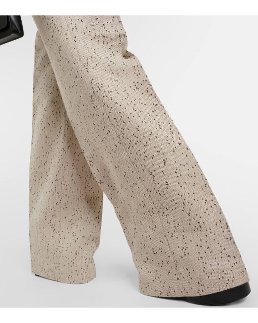 Altuzarra Natural Laski Hemp-blend Wide-leg Pants