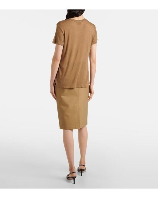 Tom Ford Natural Bamboo Jersey T-Shirt