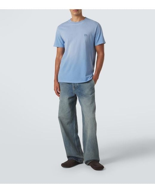 Loewe White Anagram Cotton Jersey T-Shirt for men