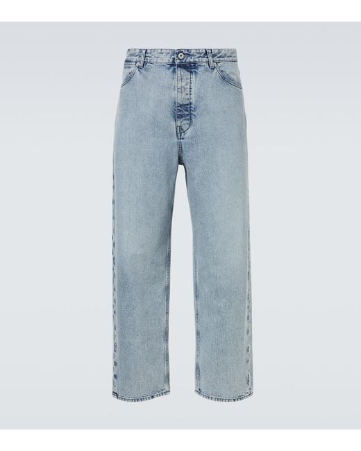 Jil Sander Blue Wide-Leg Jeans for men