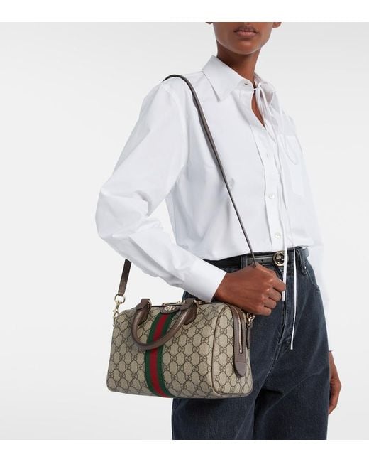 Gucci Metallic Ophidia Medium Gg Top-Handle Bag