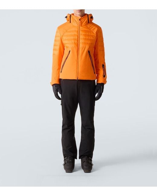 Bogner Orange Henik Ski Down Jacket for men