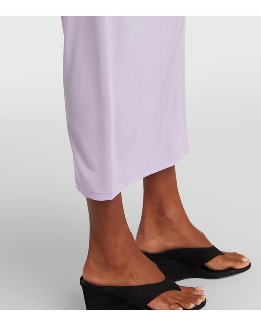 Gonna Lunga A Vita Alta di Wardrobe NYC in Purple
