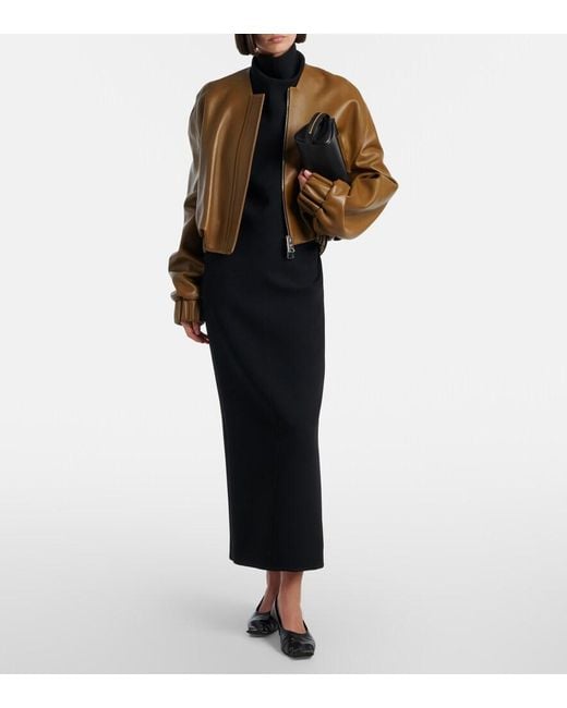 Khaite Natural Cordan Leather Jacket