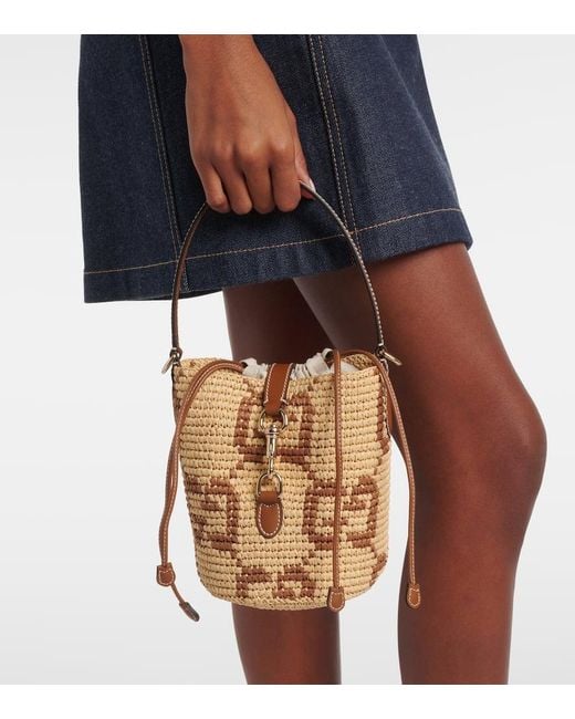 Gucci Natural Bucket-Bag Gg Mini