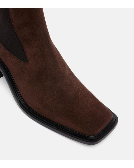 Souliers Martinez Brown Dallas 60 Suede Ankle Boots