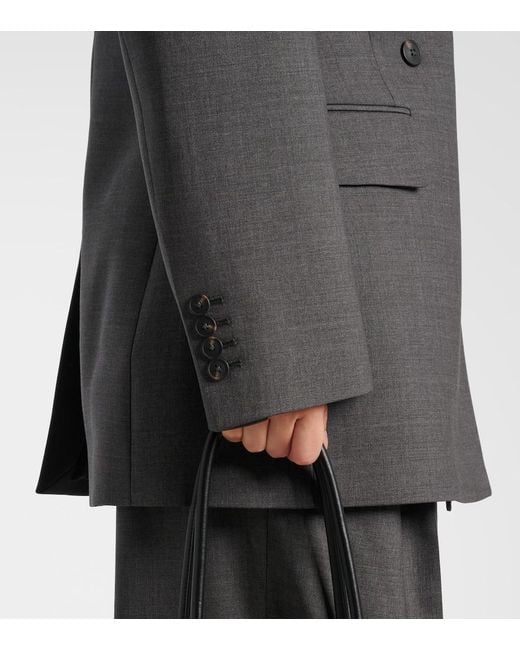 Rohe Black Blazer Hourglass Aus Wolle