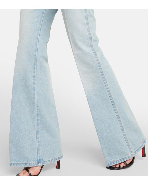 Victoria Beckham Blue Bleached Denim Jeans