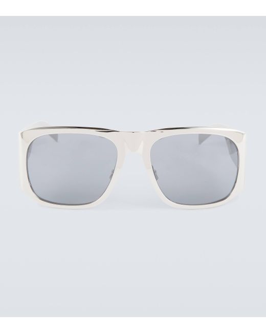 Saint Laurent Gray Sl 636 Square Sunglasses for men