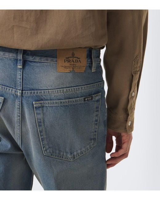 Jeans Regular di Prada in Blue da Uomo