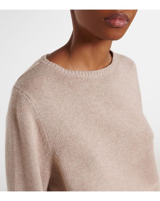 Jardin Des Orangers Natural Cotton And Cashmere Sweater